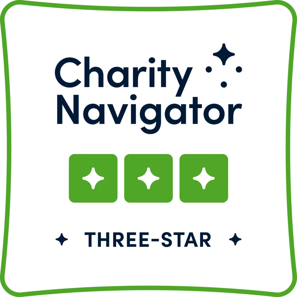 Charity Navigator Three-Star rating for Second Chance, a trusted Baltimore non-profit offering salvaged, reclaimed wood, secondhand building materials, vintage furniture, and antique hardware for sustainable home improvement.